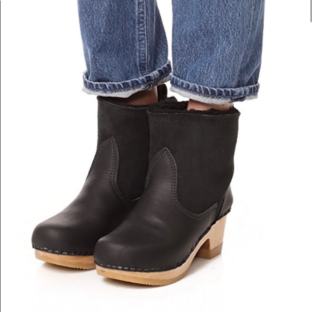 No. 6 Shearling Clog Boots